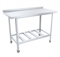 Стол разделочный с бортом 1800х700х870(890) мм (AISI 430 0,5 мм) нерж.