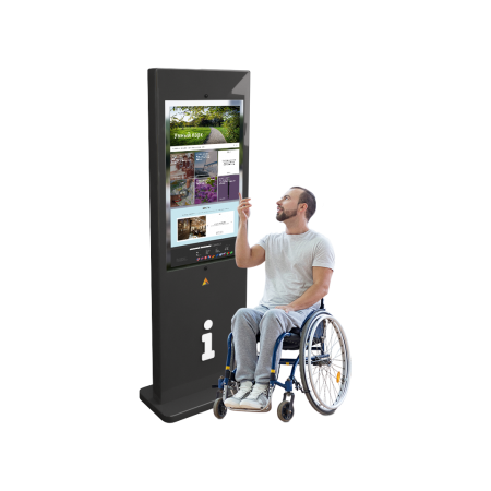 Интерактивный сенсорный киоск HELPER 43" напольный